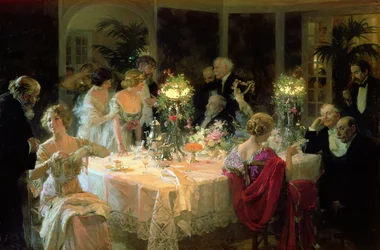 The End of Dinner, 1913
